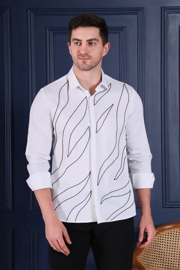 Pier_Seven_Mens_White_Cotton_Blend_hand_embroidered_Slim_Fit__Shirt