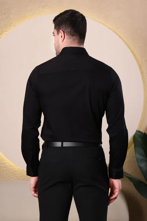 Pier_Seven_Mens_Cotton_Blend_navy_Slim_Fit_Solid_Shirt_with_Geometric_hand_embroidery_|_Full_Sleeve_Casual_Party_Wear_Shirt