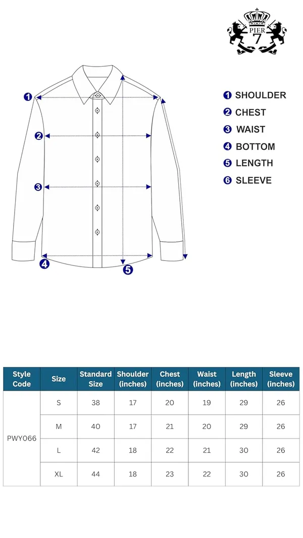 Pier_Seven_Embroidered_100%_Cotton_Men's_Slim_Fit_Full_Sleeve_Shirt_-_Brown_(PWY228)