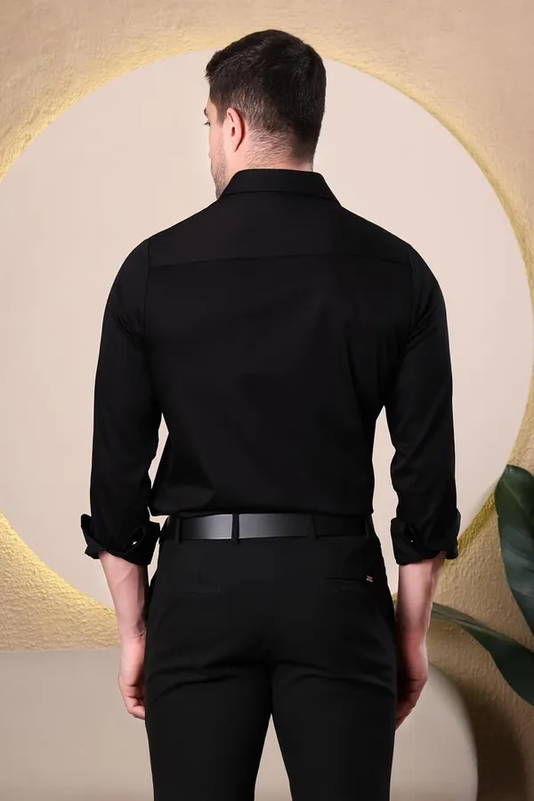 Pier_Seven_Hand_Embroidered_Cotton_Blend_Men's_Slim_Fit_Full_Sleeve_Shirt_-_Black_(PWY233)