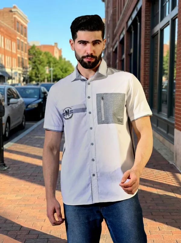 White_Cotton_Printed_Shirt_For_Men