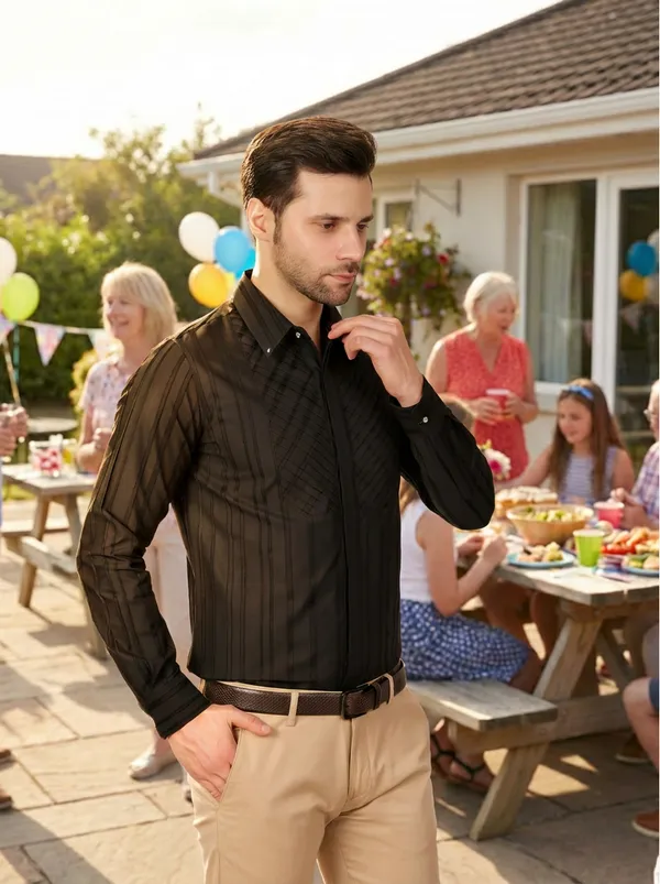 Black_Cotton_Full_Sleeve_Shirt_For_Men