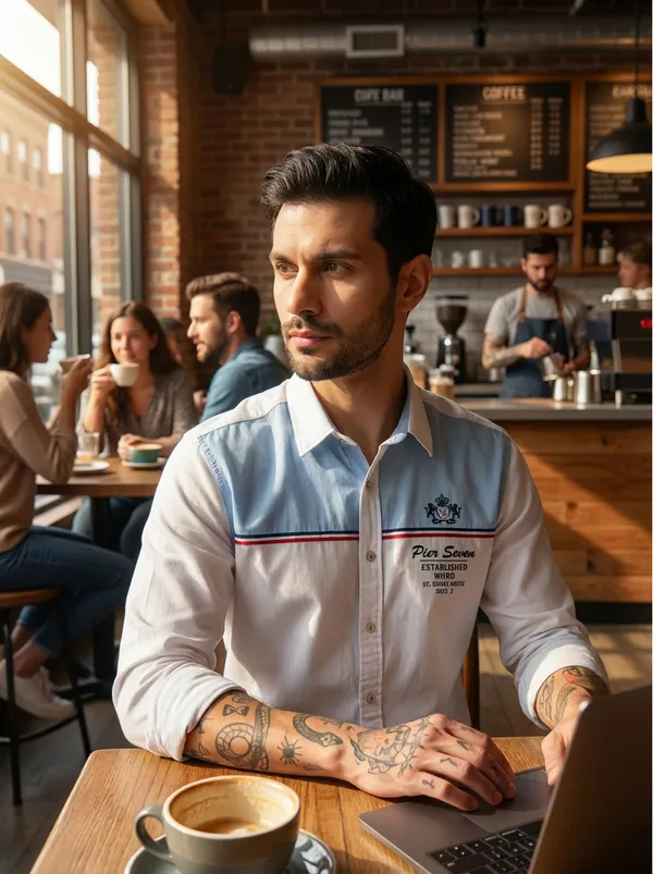 White__Cotton_Printed_Shirt_For_Men