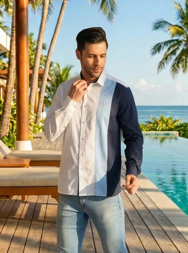 White__Cotton_Embroidered_Shirt_For_Men