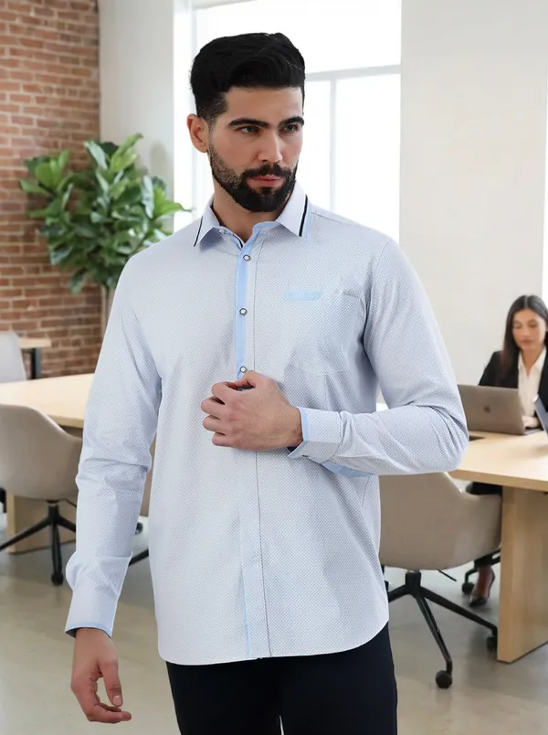 Blue_Cotton_Full_Sleeve_Shirt_For_Men