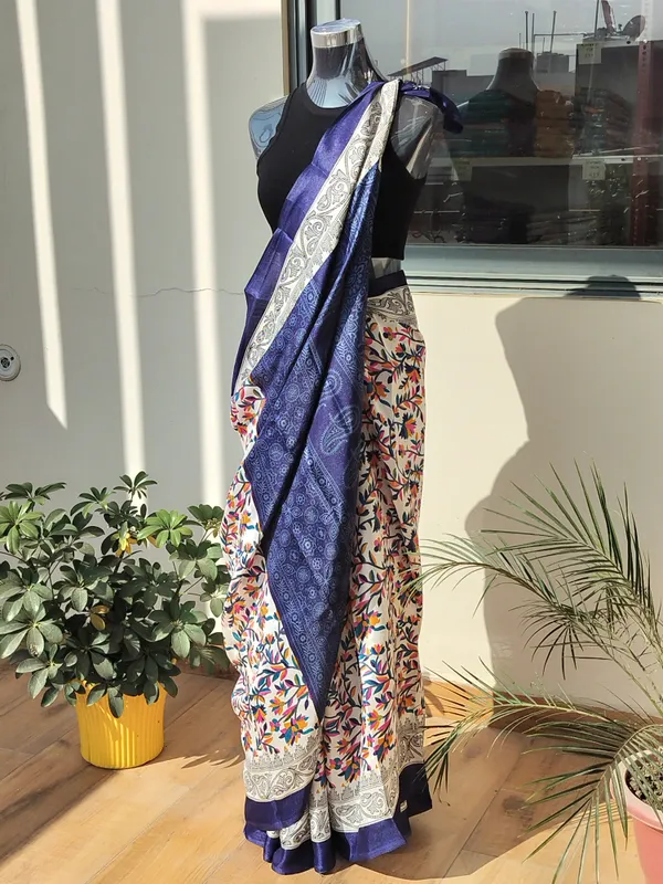 Dark_Blue_Pashmina_Saree_For_Women