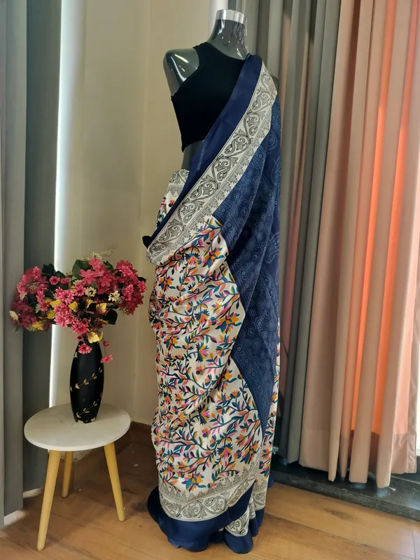 Dark_Blue_Pashmina_Saree_For_Women