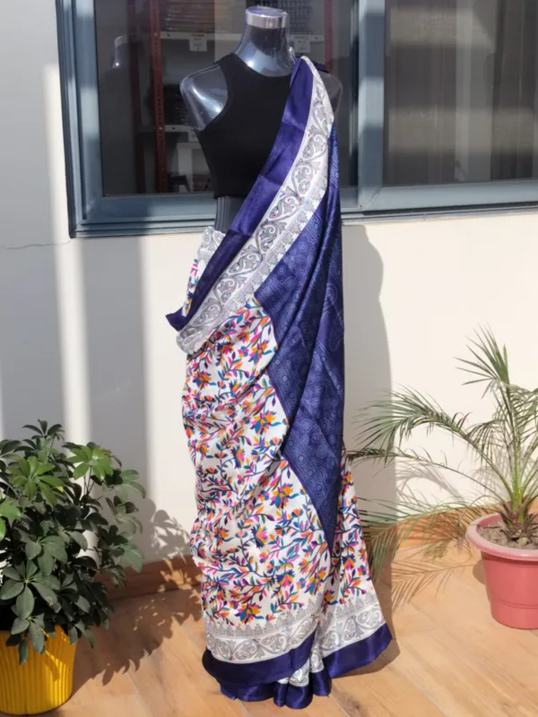 Dark_Blue_Pashmina_Saree_For_Women
