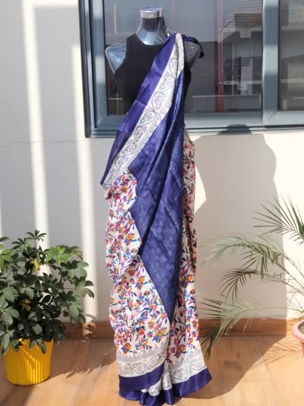 Dark_Blue_Pashmina_Saree_For_Women
