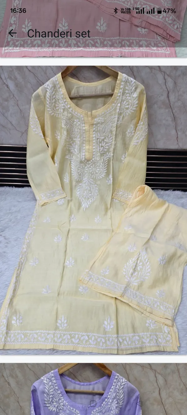 Yellow_Chanderi_2_Peice_Suit_Set