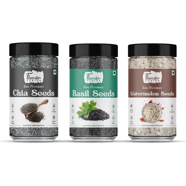 Chia_Seeds_+_Basil_Seeds_+_Watermelon_Seeds_,__(Combo_Pack_3)_,_Rich_in_Calcium,_Protein_&_Fiber