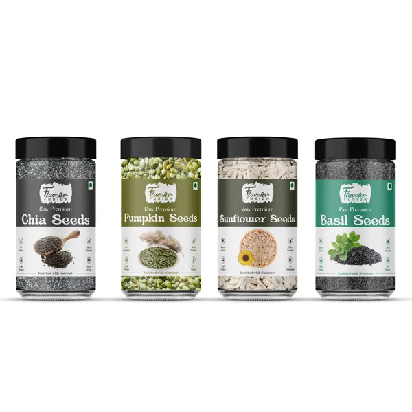 Chia_Seeds_+_Basil_Seeds_+_Pumpkin_Seeds_+_Sunflower_Seeds_,_(Combo_Pack_4)_For_Weight_Management_,_Rich_in_Calcium,_Protein_&_Fiber
