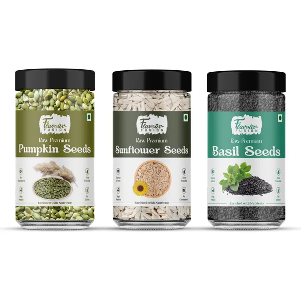 Pumpkin_Seeds_+_Sunflower_Seeds_+_Basil_Seeds__,__(Combo_Pack_3)_,_Rich_in_Calcium,_Protein_&_Fiber