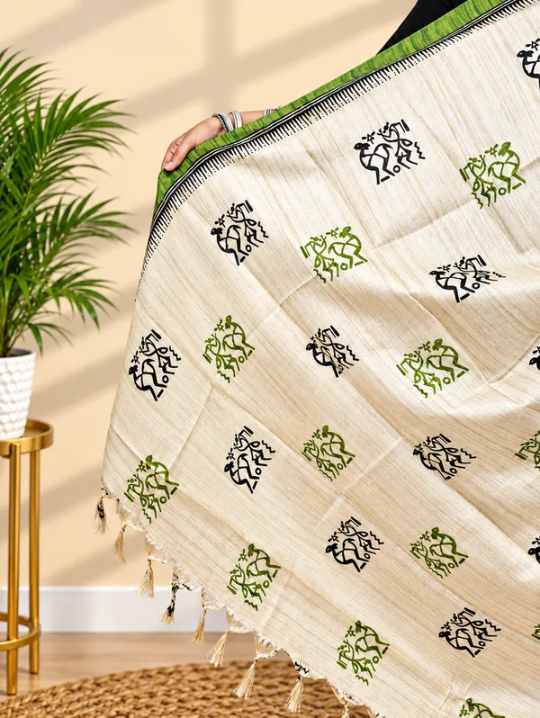 Green_Chanderi_Silk_Premium_&_Elegant_Dupatta_For_Women