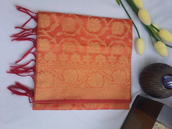 Orange_Banarasi_Silk_Premium_&_Elegant_Dupatta_For_Women