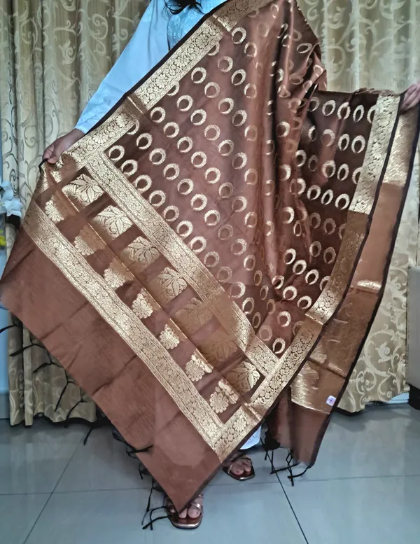 Brown_Banarsi_Premium_&_Elegant_Dupatta_For_Women