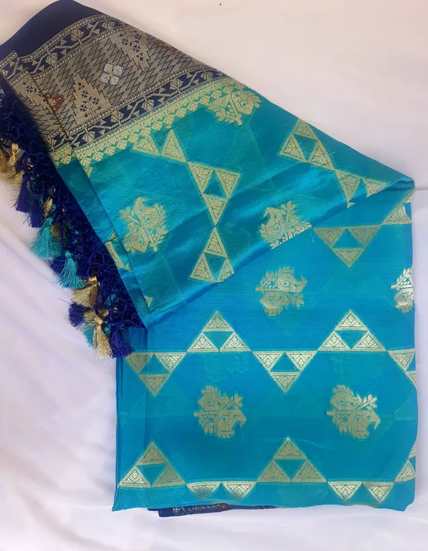 Blue_Banarsi_Silk_Premium_&_Elegant_Dupatta_For_Women