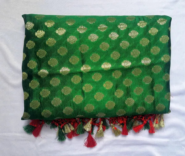 Green_Banarsi_Silk_Premium_&_Elegant_Dupatta_For_Women