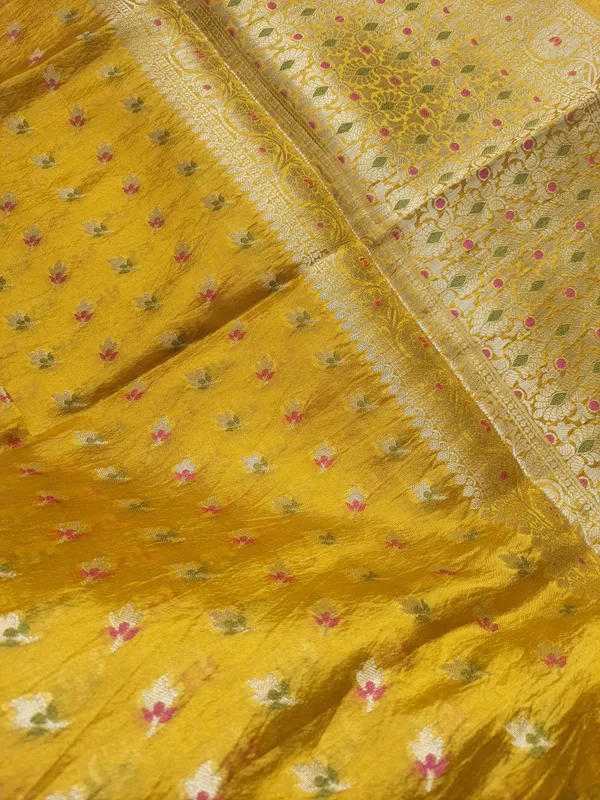Yellow_Banarasi_Silk_Premium_&_Elegant_Dupatta_For_Women