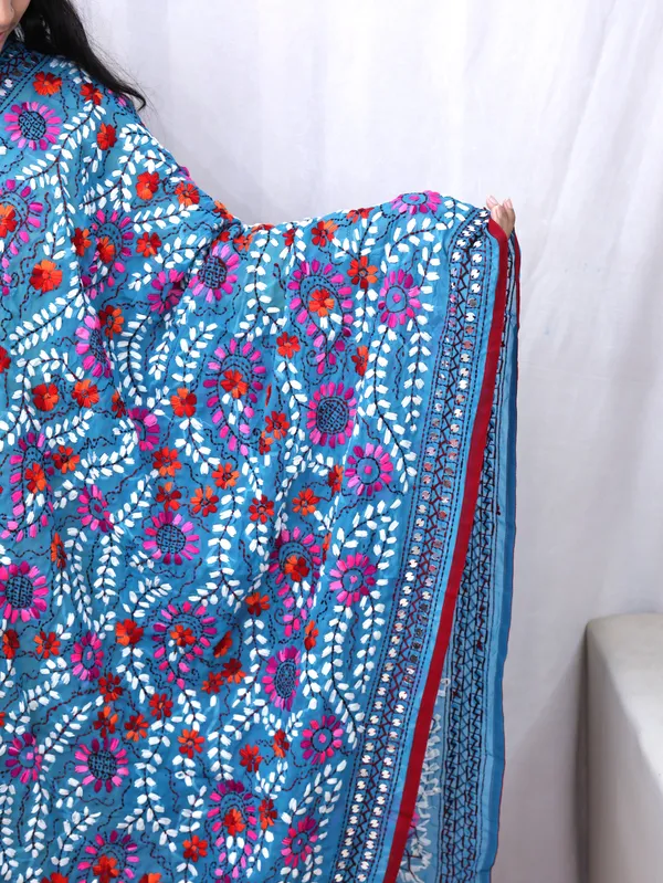 Multicolour_Georgette_Phulkari_Dupatta_For_Women