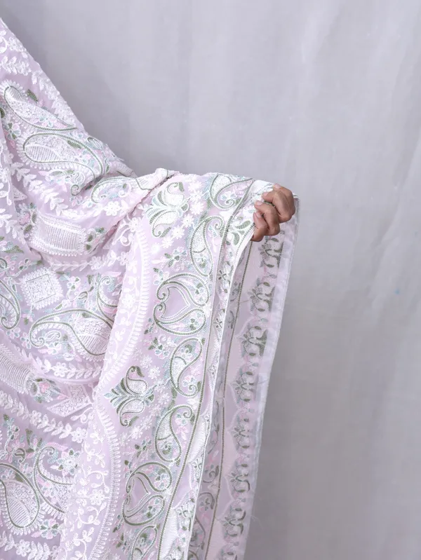 White_Georgette_Premium_&_Elegant_Dupatta_For_Women