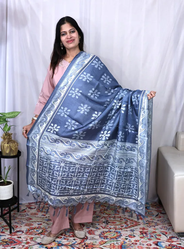 Blue_Chanderi_Silk_Premium_&_Elegant_Dupatta_For_Women