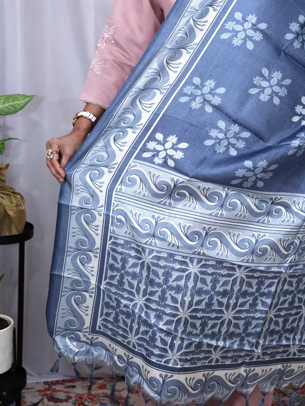 Blue_Chanderi_Silk_Premium_&_Elegant_Dupatta_For_Women