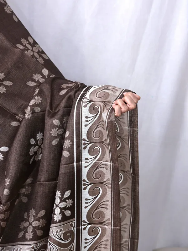 Brown_Chanderi_Silk_Premium_&_Elegant_Dupatta_For_Women