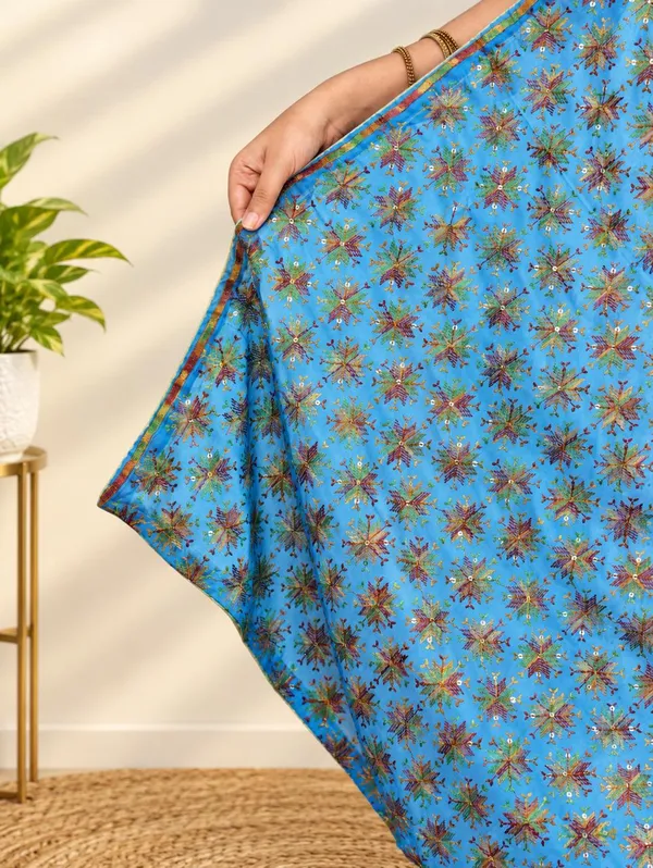 Blue_Color_Najneen_Gold_Funda_Dupatta_For_Women