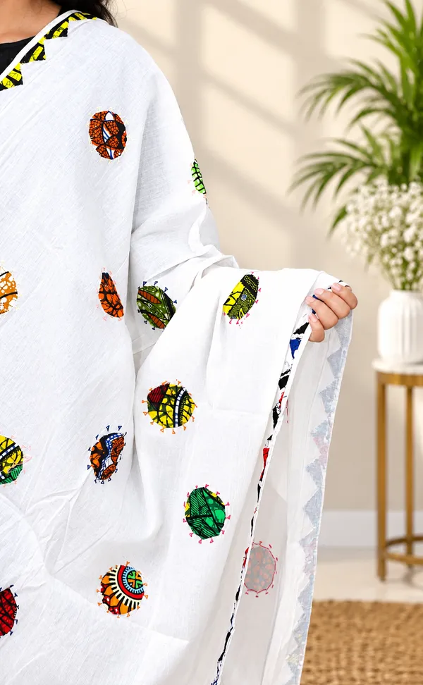 White_Cotton_Premium_&_Elegant_Dupatta_For_Women