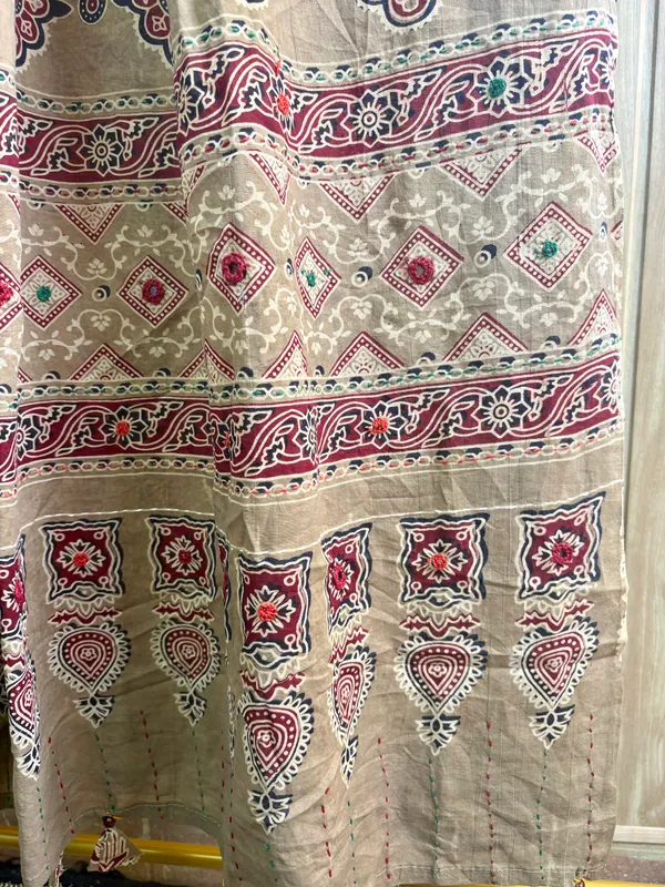 Cotton_Ajarak_Mirror_Work_Dupatta