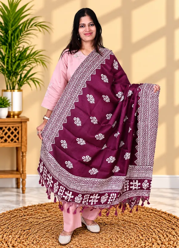 Purple_Chanderi_Premium_&_Elegant_Dupatta_For_Women