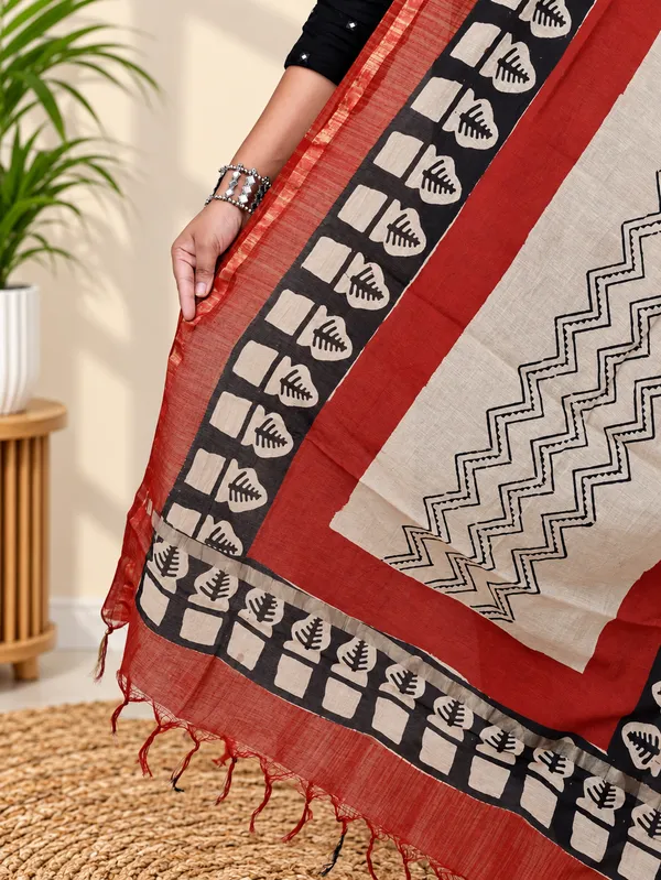 Chanderi_Fancy_Bagru_Print_Premium_&_Elegant_Dupatta_For_Women