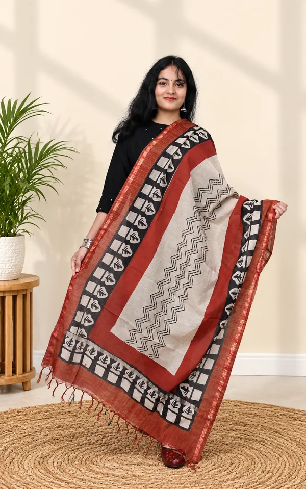 Chanderi_Fancy_Bagru_Print_Premium_&_Elegant_Dupatta_For_Women