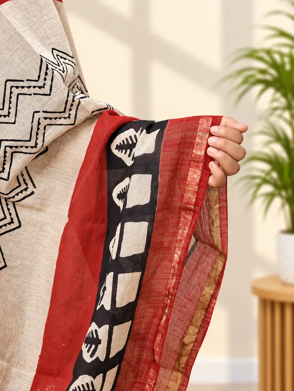 Chanderi_Fancy_Bagru_Print_Premium_&_Elegant_Dupatta_For_Women