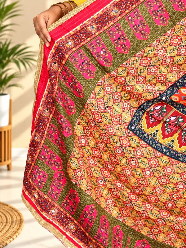 Multicolour_Pakistani_Mirror_Digital_Premium_&_Elegant_Dupatta_For_Women