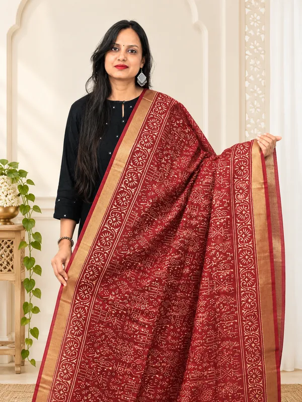 Chanderi_Gold_Dupatta
