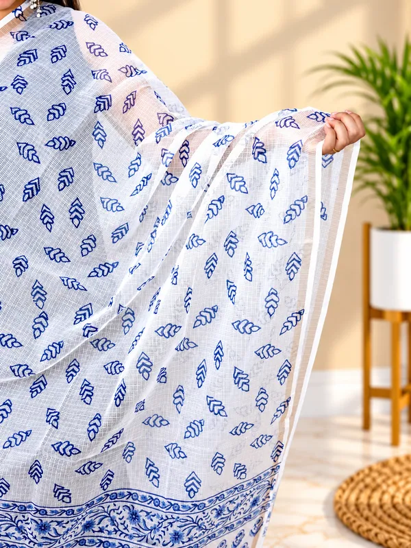 White_kota_Doria_Premium_&_Elegant_Dupatta_For_Women