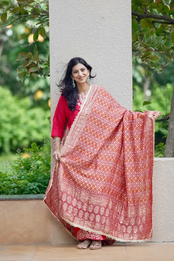 Georgette_Banarasi_Mirror_Dupatta