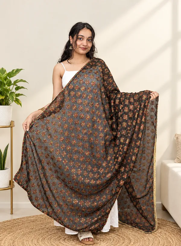 Brown_Phulkari_Premium_&_Elegant_Dupatta_For_Women