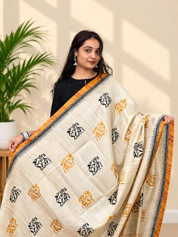Yellow_Chanderi_Silk_Premium_&_Elegant_Dupatta_For_Women