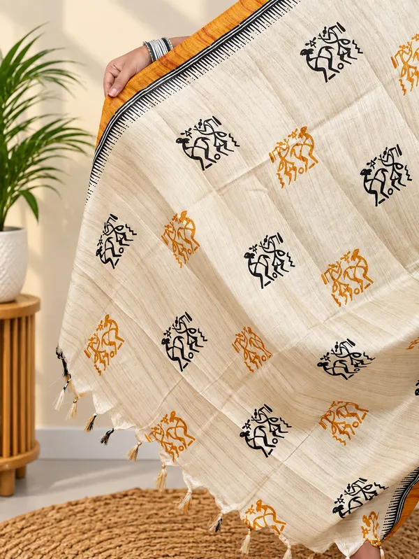 Yellow_Chanderi_Silk_Premium_&_Elegant_Dupatta_For_Women