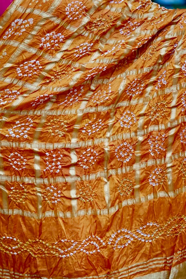 Handcrafted_Modal_Silk_Bandhani_Gharchola_Dupatta