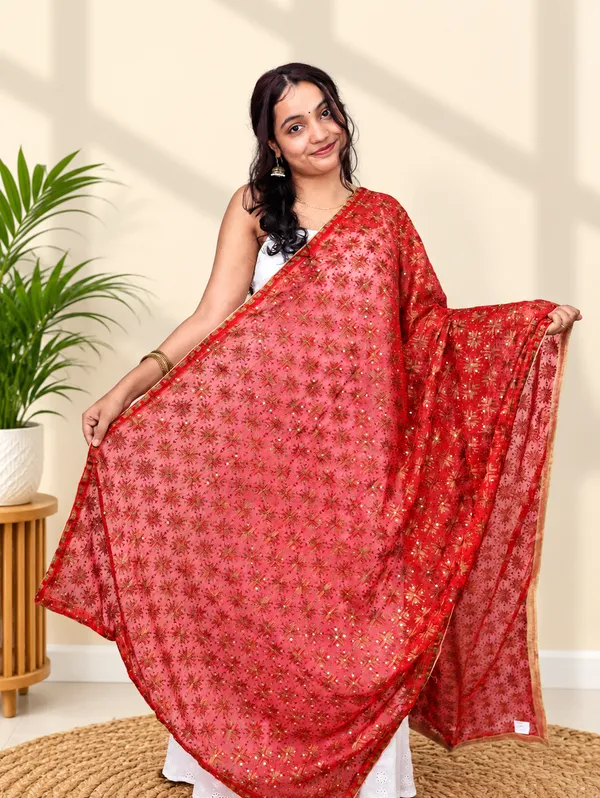 Red_Phulkari_Premium_&_Elegant_Dupatta_For_Women