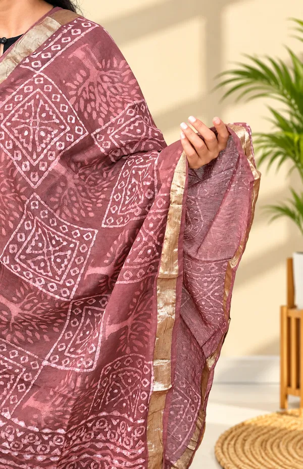 Chanderi_Fancy_Bagru_Print_Dupatta_For_Women