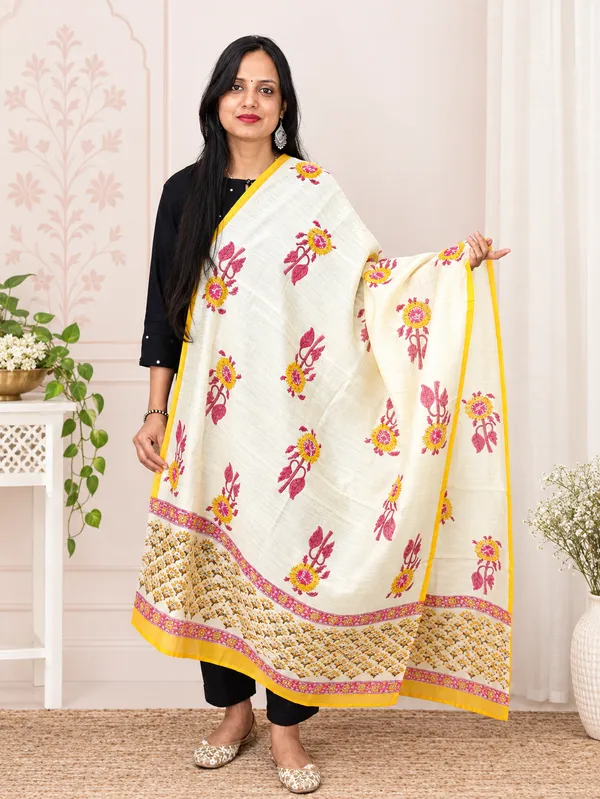 Hand_Block_Print_Cotton_Premium_&_Elegant_Dupatta_For_Women