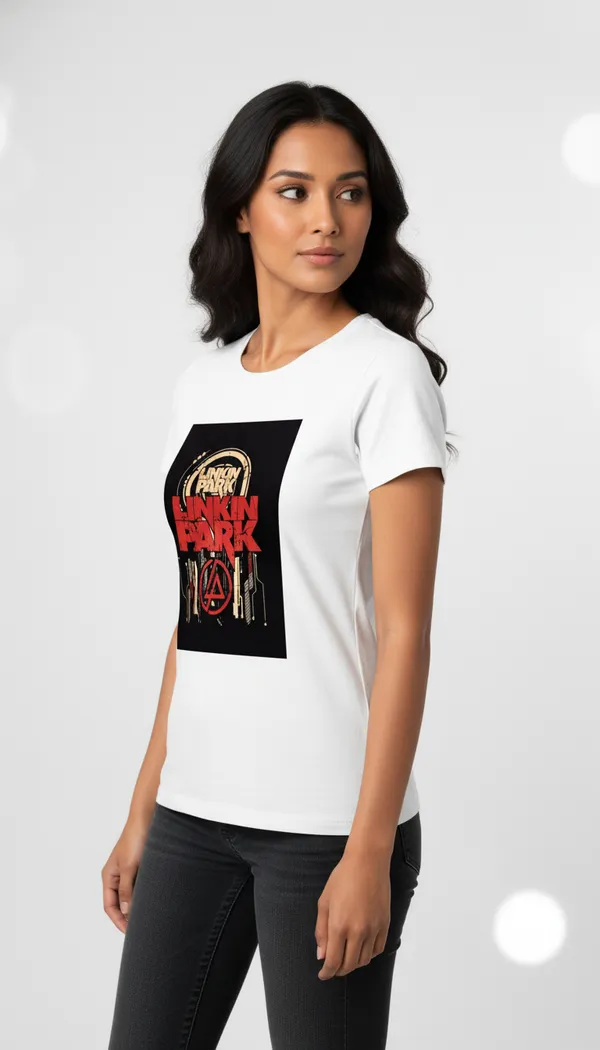 Unisex_round_neck_Tshirt__Linkin_Park