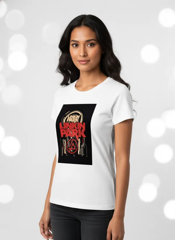 Unisex_round_neck_Tshirt__Linkin_Park