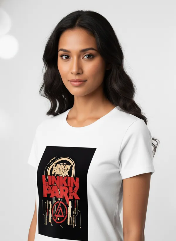 Unisex_round_neck_Tshirt__Linkin_Park