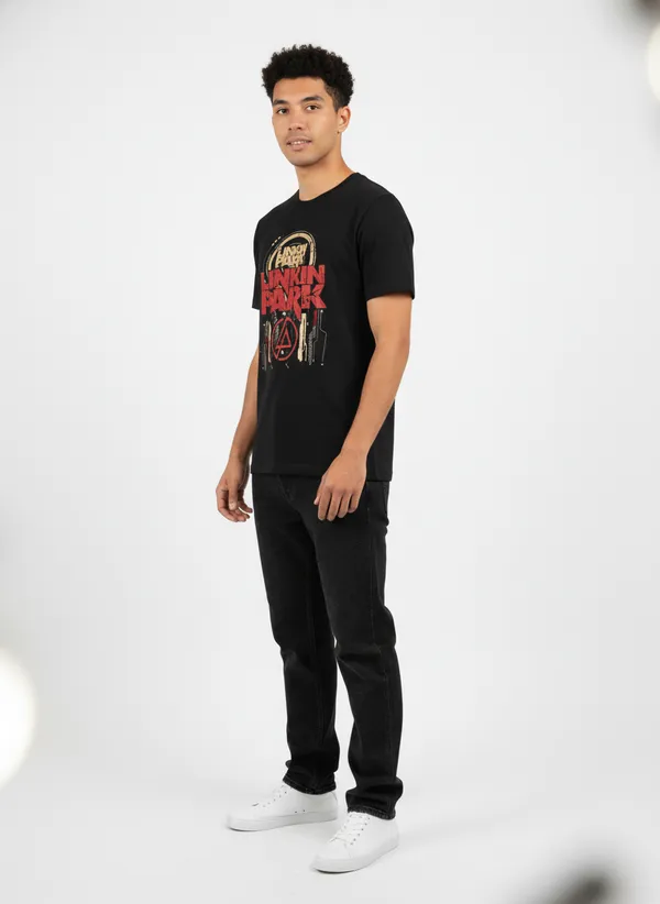 Unisex_round_neck_Tshirt__Linkin_Park